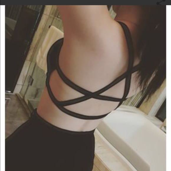 Strappy bra top