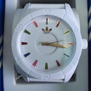 White Adidas Watch