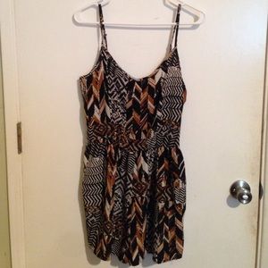 Abstract Print Romper