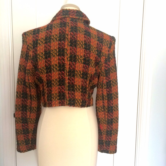 RARE Vintage NWT 90's Merivale Tweed Jacket - Picture 3 of 4
