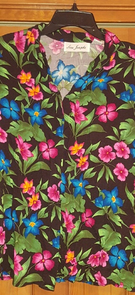 Flower printed shirt
