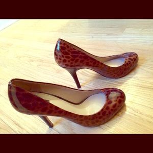 Joan and David leopard Pumps