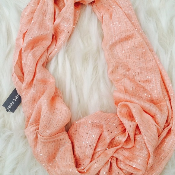 WET SEAL Peach Scarf