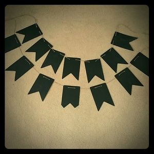 Chalk Board Banners - erase & use for many events!