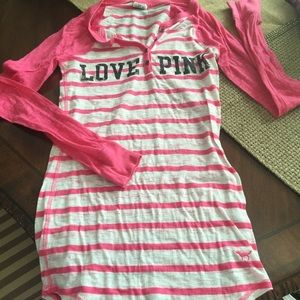 PINK sleeping shirt