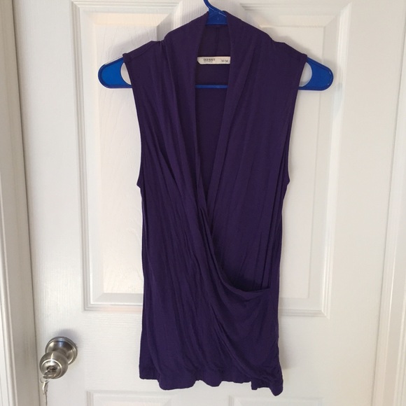 Old navy purple wrap tank - Picture 1 of 2