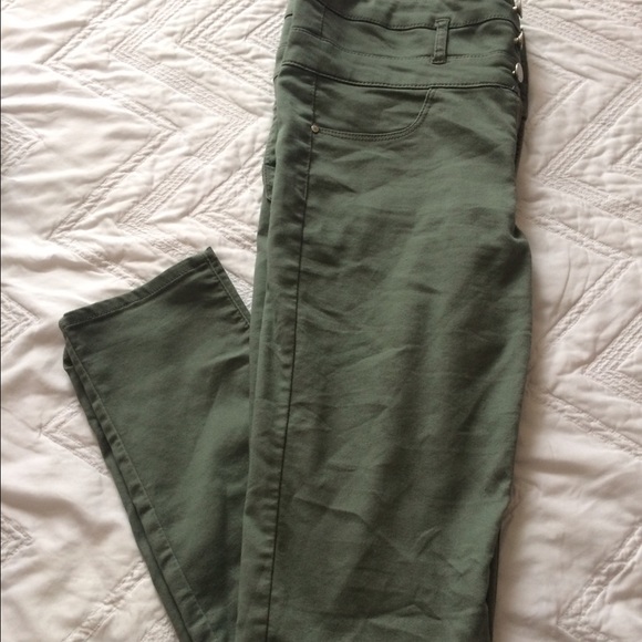 High waisted jeggings