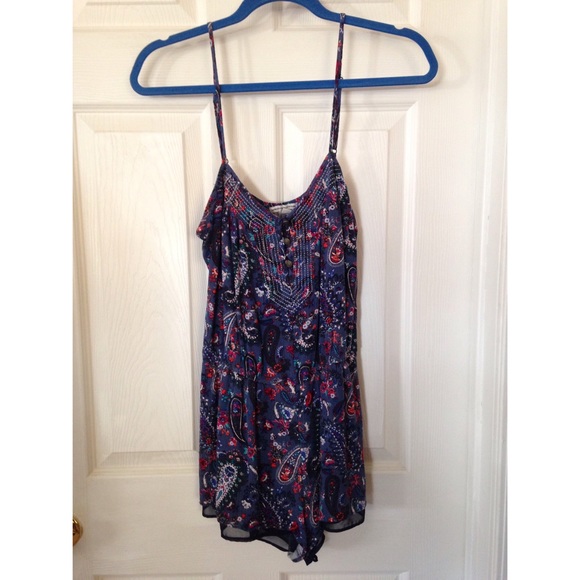 Paisley American Eagle Romper