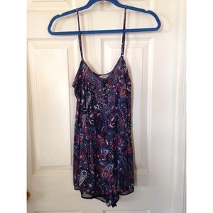 Paisley American Eagle Romper