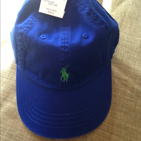 Polo Ralph Lauren Unisex Royal Blue Cap Hat NWT