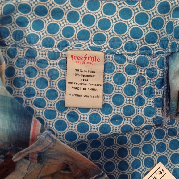 FREESTYLE BRAND PLAID SHORTS - Picture 8 of 11