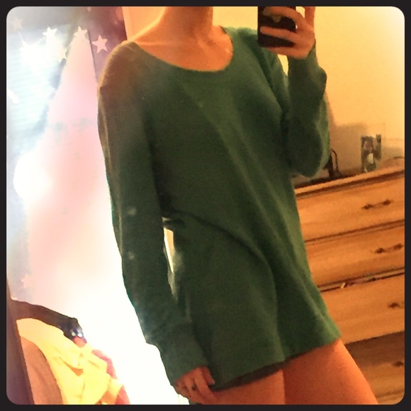 Green sweatshirt