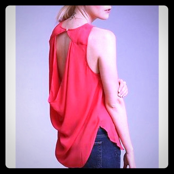 🎈Haute Hippie Sexy Back Silk Top🎈