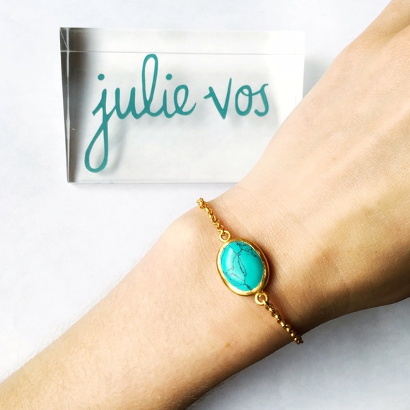 Turquoise and Gold Bracelet