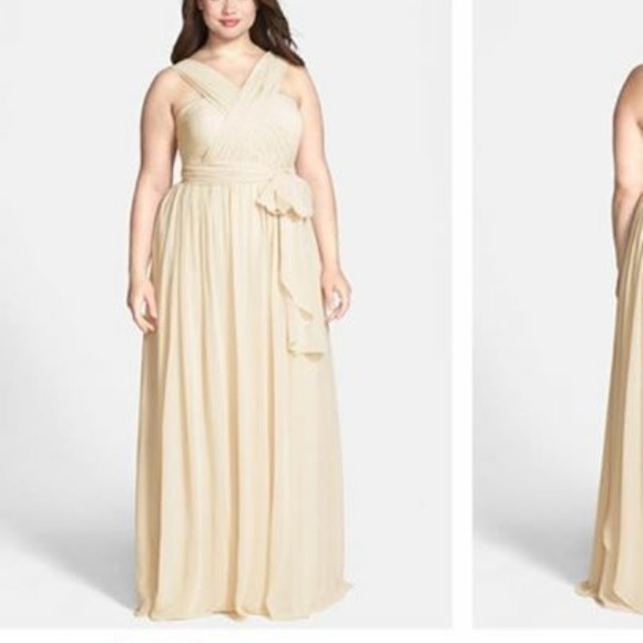Jenny Yoo "Aiden" black Chiffon Convertable Dress