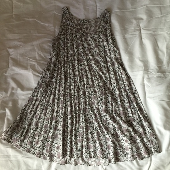 H&M Lavender and White Babydoll Dress
