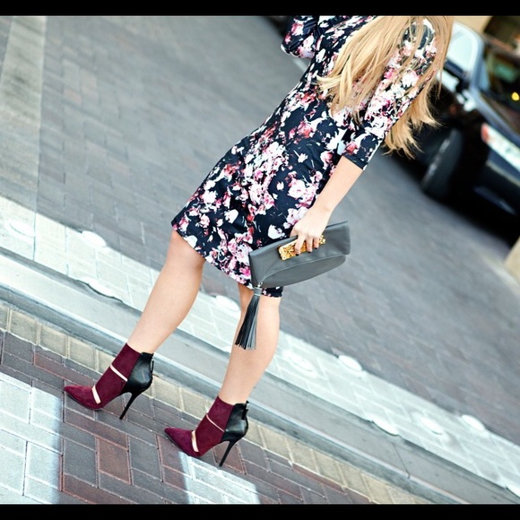 Flower pencil dress