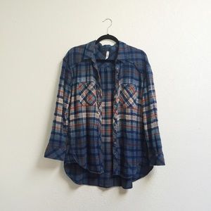 Free People Flannel Shirt