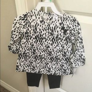 2 piece little girls outfit