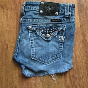 Miss me cut off shorts
