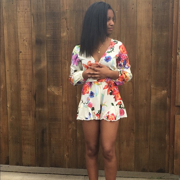 beautytude Other - Floral Romper