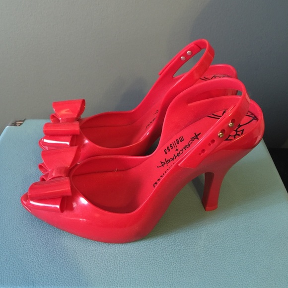 Vivienne Westwood Bow Peeptoe Heels Sz 8/8.5