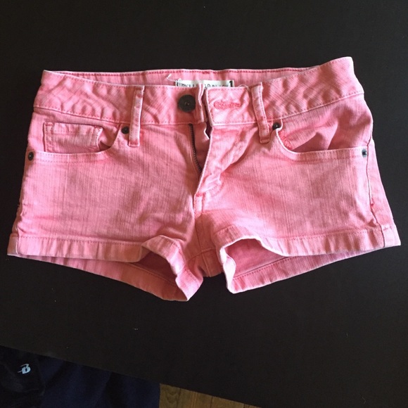 Colored Jean shorts