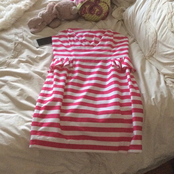 Lily Pulitzer peplum party dress!! - Picture 3 of 4