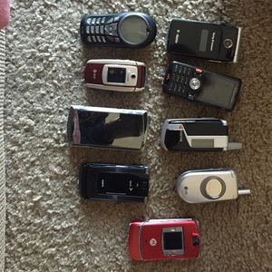 These are working phones that I've had since 2014