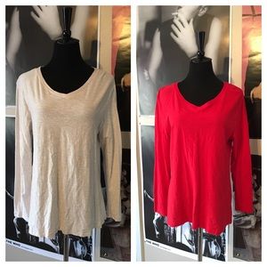 Bundle of 2 Long sleeve Tees!