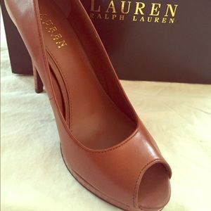 RALPH LAUREN Peep Toe