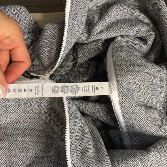 Lululemon Be Present White herringbone jacket - Picture 2 of 4