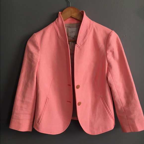 Neon peach blazer