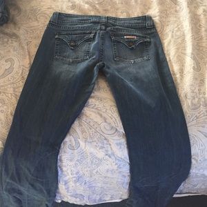 Hudson double button pocket detail jeans