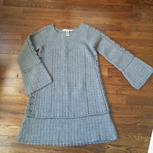 One of a kind hand crocheted mini dress!
