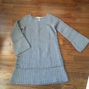 One of a kind hand crocheted mini dress!