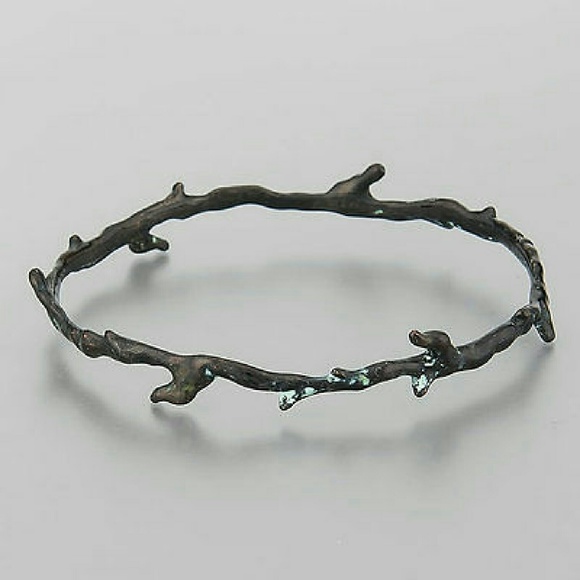 Jewelry - Burnished Patina Vintage Vine Bohemian Bangle