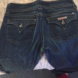 Dark wash Hudson jeans
