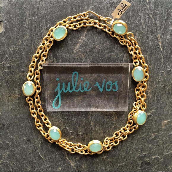 Long Thick Gold Chain with Cobachon