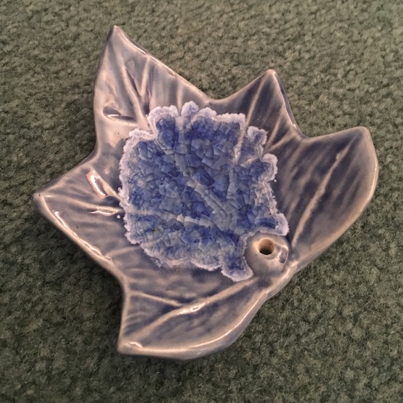 Ceramic Leaf Incense Burner