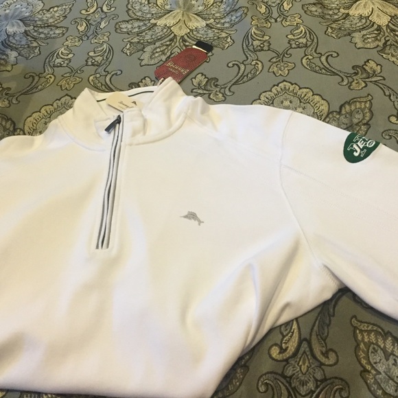 Jets Tommy Bahama quarter zip - Picture 2 of 3