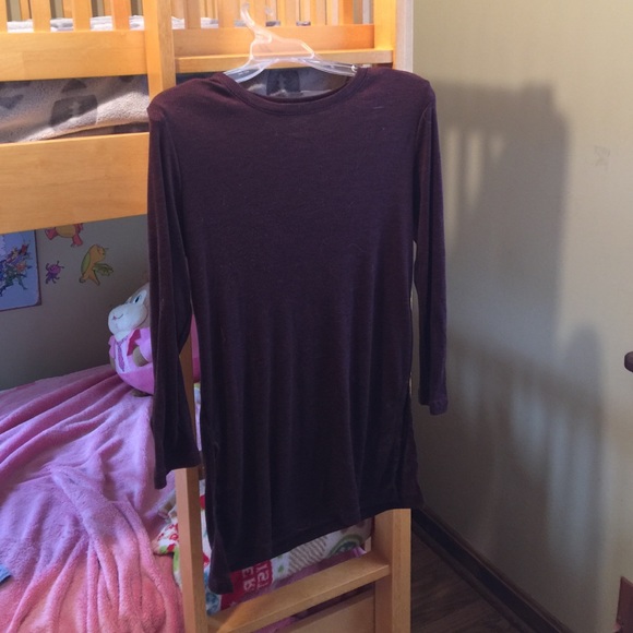 Burgundy tunic
