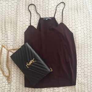 Maroon Brandy Melville Crop Top