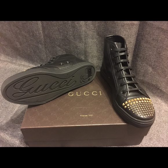 SOLD!!! Authentic Gucci high top sneakers - Picture 2 of 4