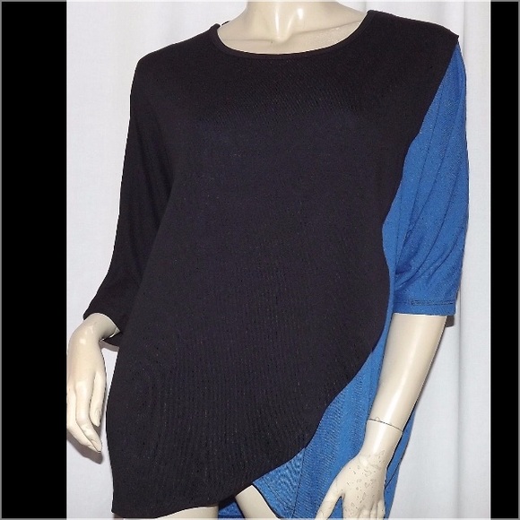 NEW Style & Co Colorblock Shirt Size M 10/12