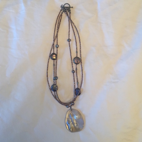 Fresh water pearl and bead necklace