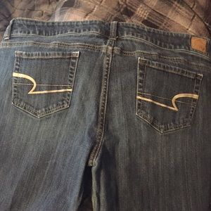 AE dark wash Artist fit jeans sz 18 long