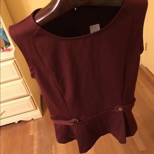 Ann Taylor peplum top