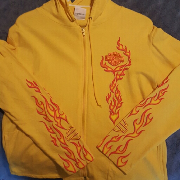 HOLD. Harley Davidson zip up