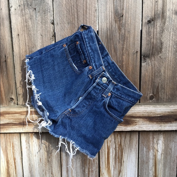 Levi high-waisted shorts